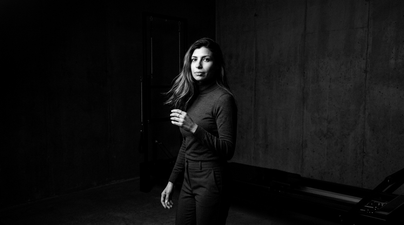 Sana Badhwar, founder of Cue Dynamics, in the studio