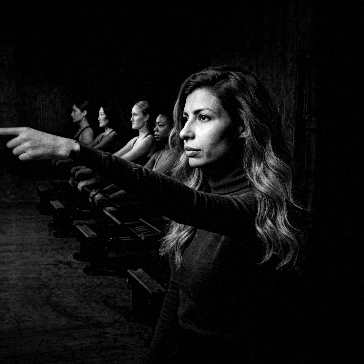 Sana Badhwar commanding a training room, mid-cue